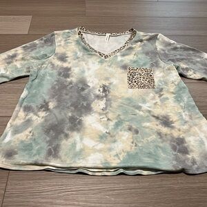 3/4 sleeve top NWOT